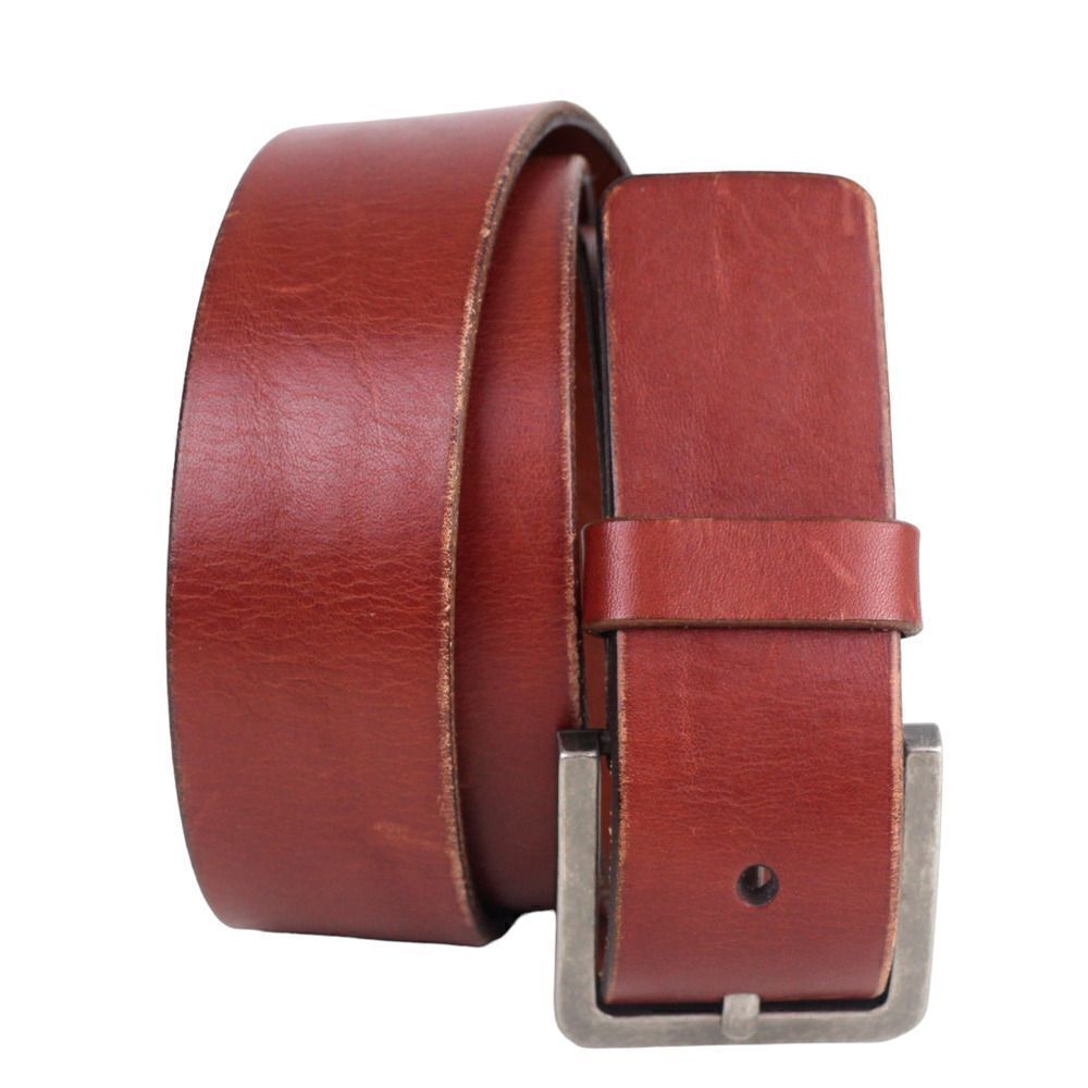 Penguin BROWN GENUINE LEATHER 1 1/2"Wd CASUAL DRESS MEN'S BELT Sz 38/95 (A11